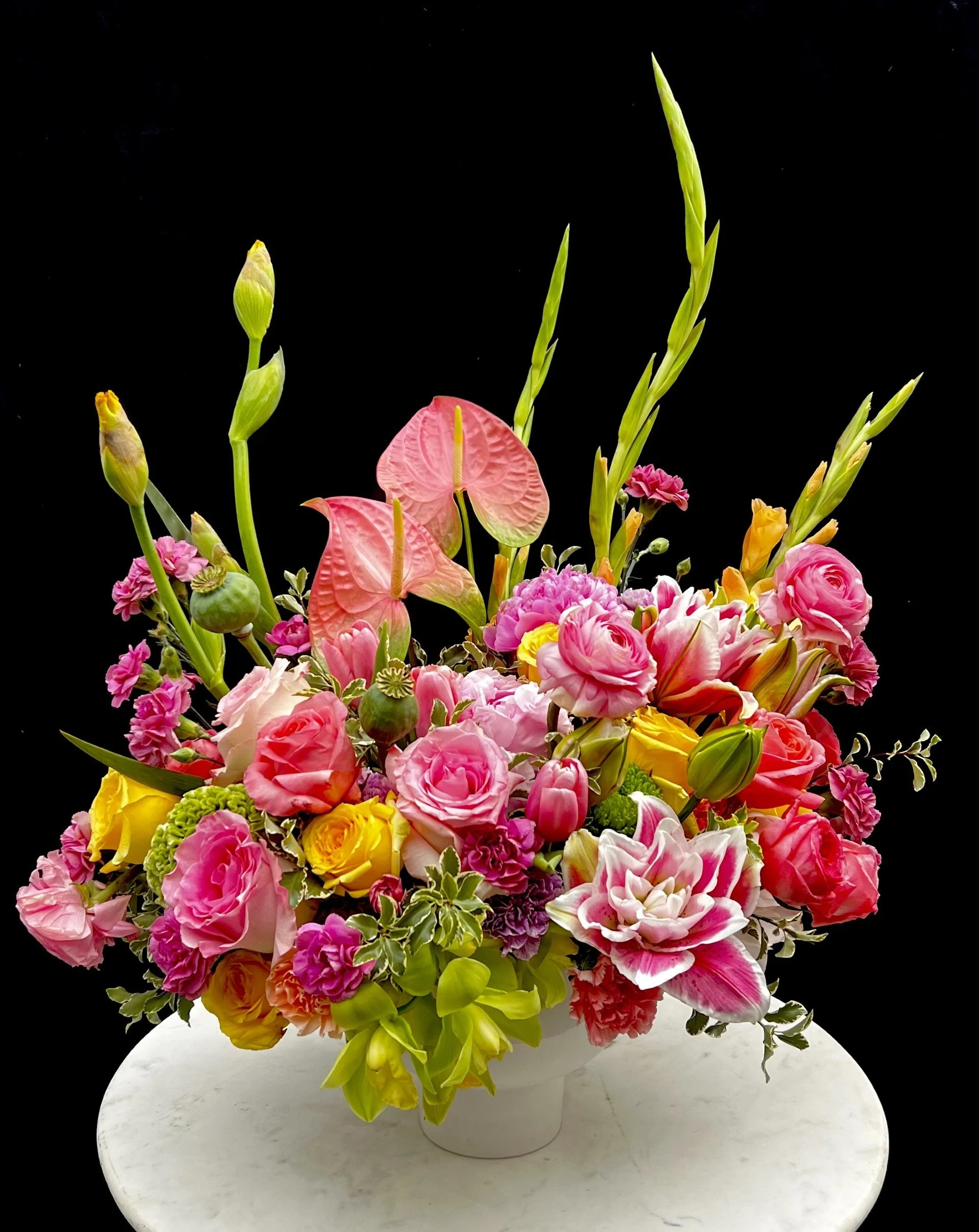 Luxury Brand Floral Design for Alchemai Los Angeles &amp; NYC by The Nature of Things Fine Flowers