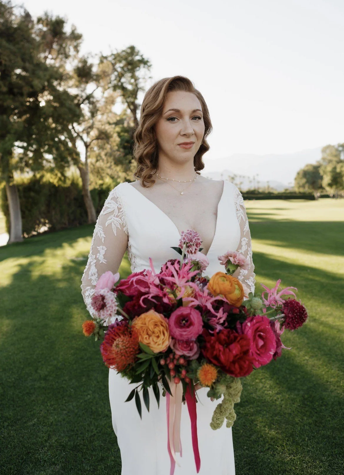 Vibrant Wedding Flowers Palm Springs California.jpeg
