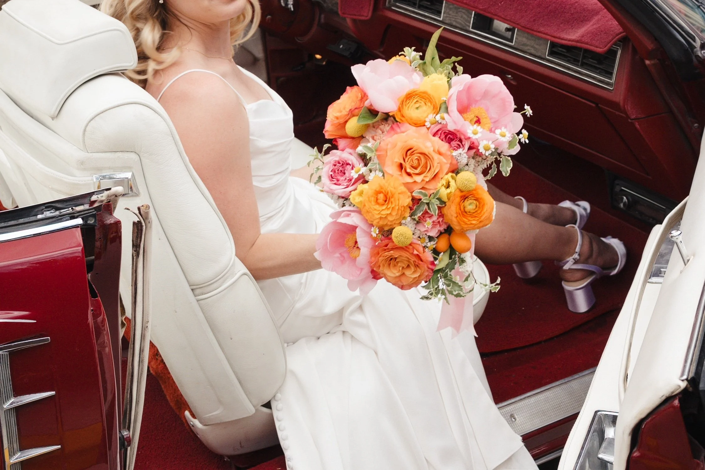 Classic Cars and Bridal Bouquets in Downtown Riverside.JPG
