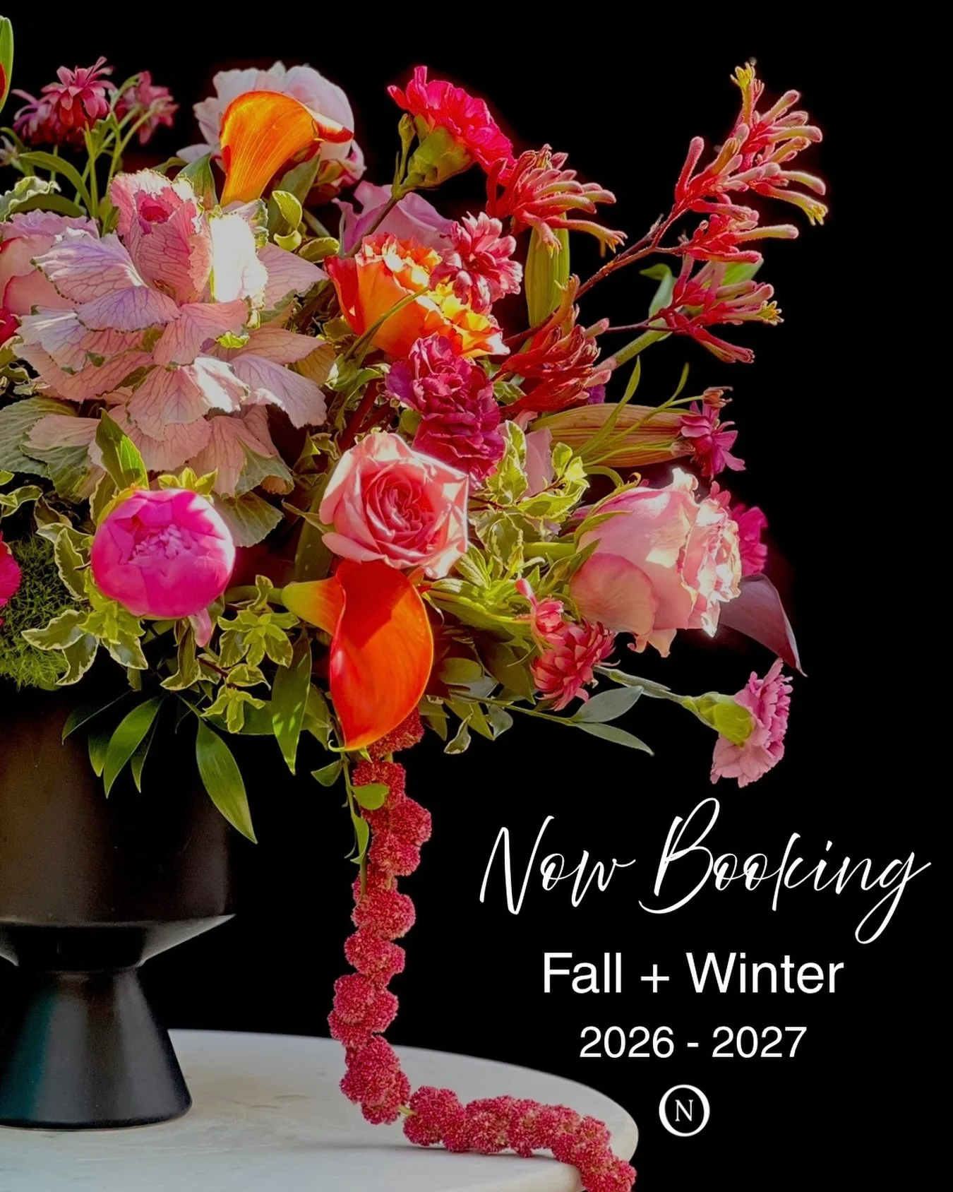 Link in bio to inquire. 

Let&rsquo;s talk flowers!