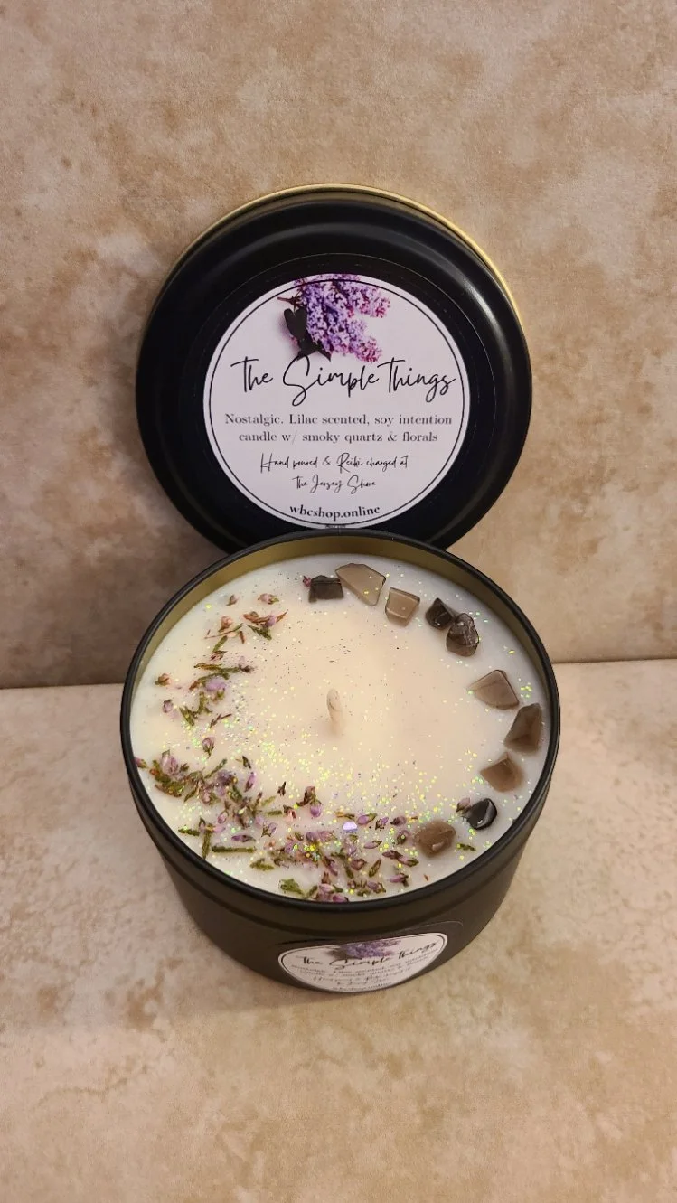 The Simple Things, lilac scented soy intention candle
