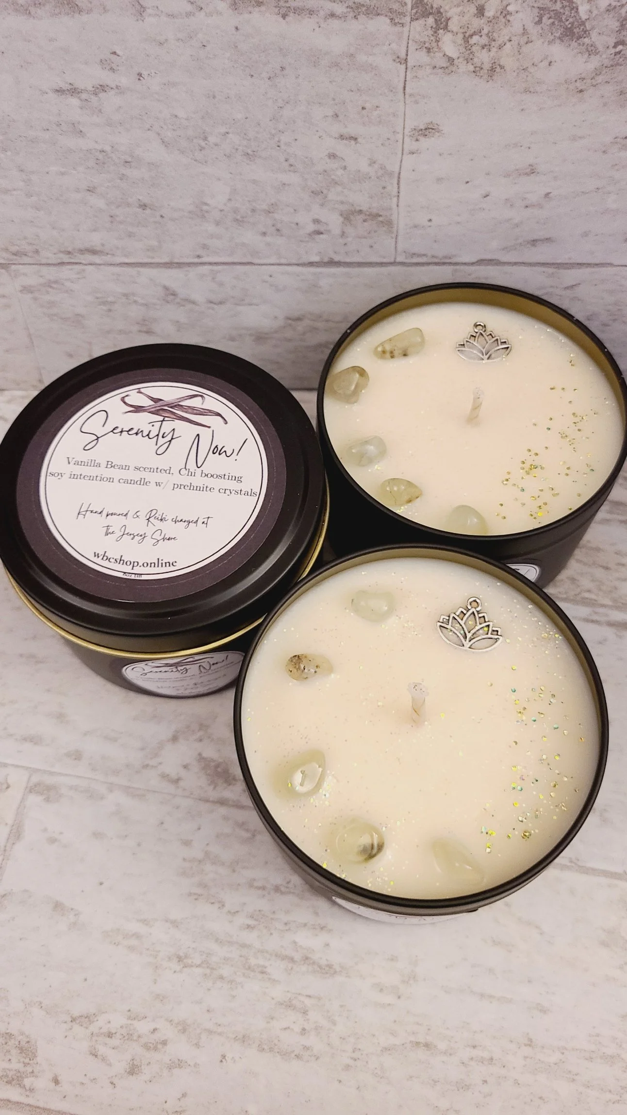 Serenity Now scented soy candle