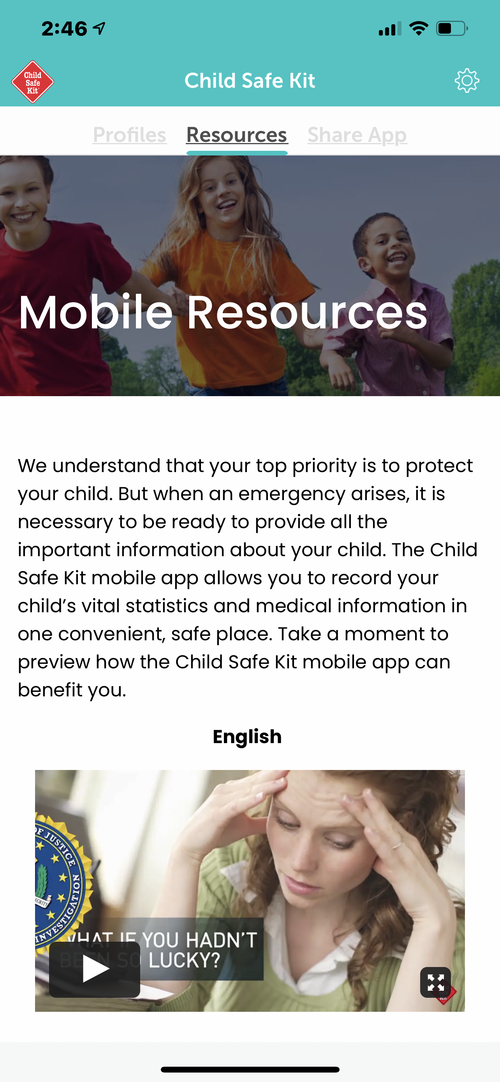 Child Safe Kit Legacy Creators Group