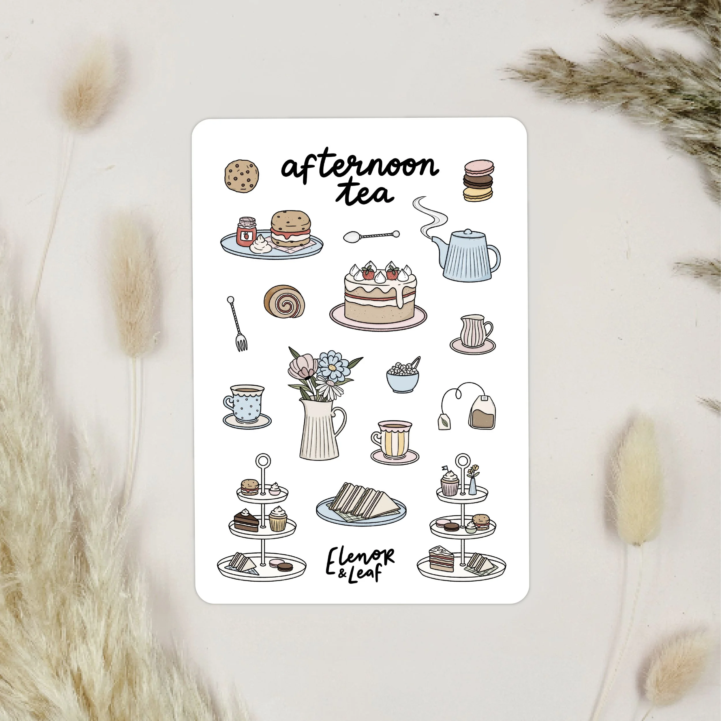 Afternoon Tea Sticker Sheet