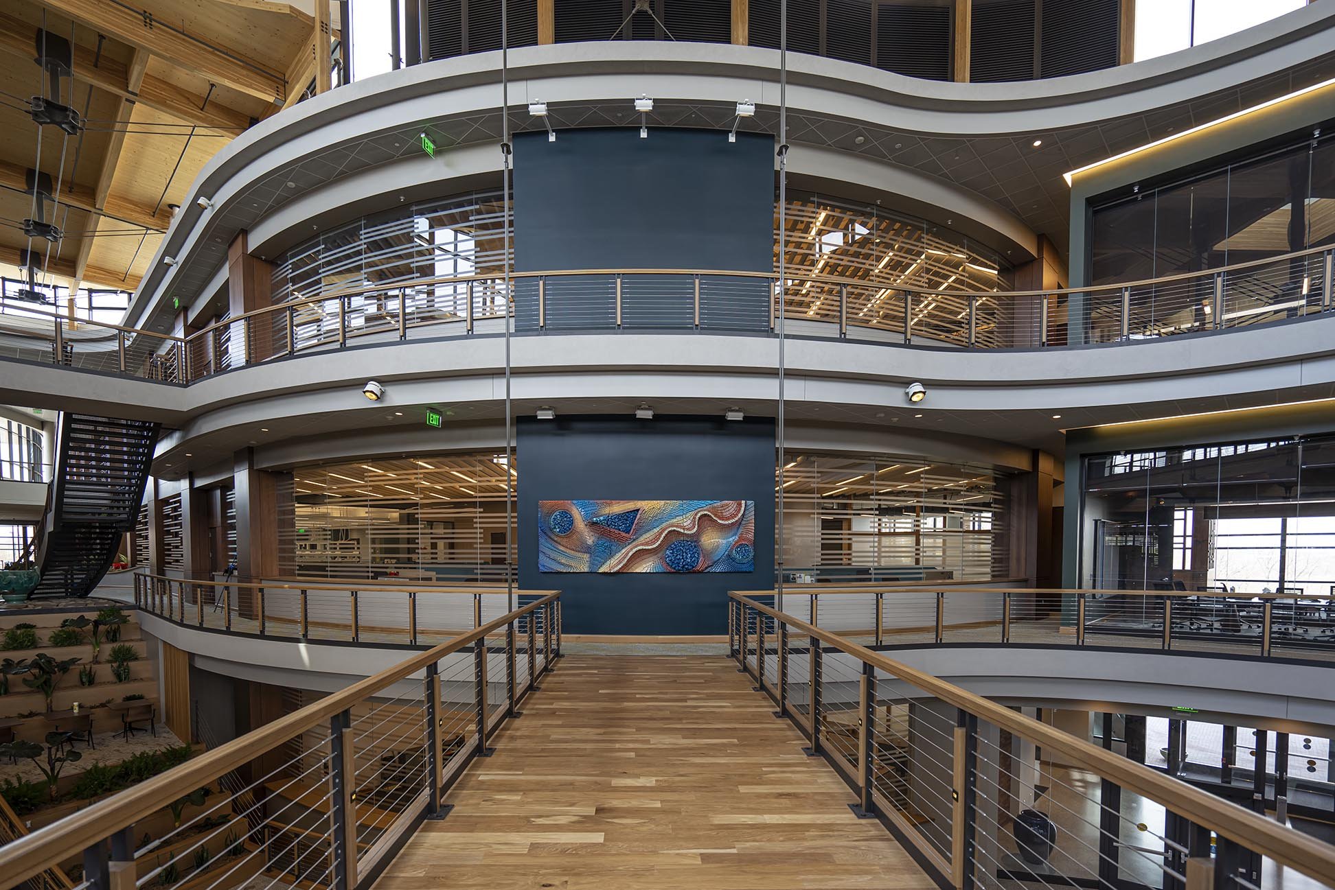 3 panels each 52” wide x 52” tall for total width of 156”