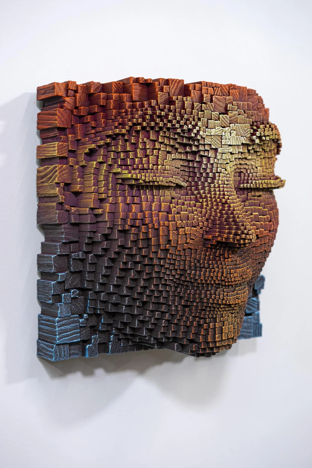 Eclipsing the Darkness - 16 x 16 x 8"