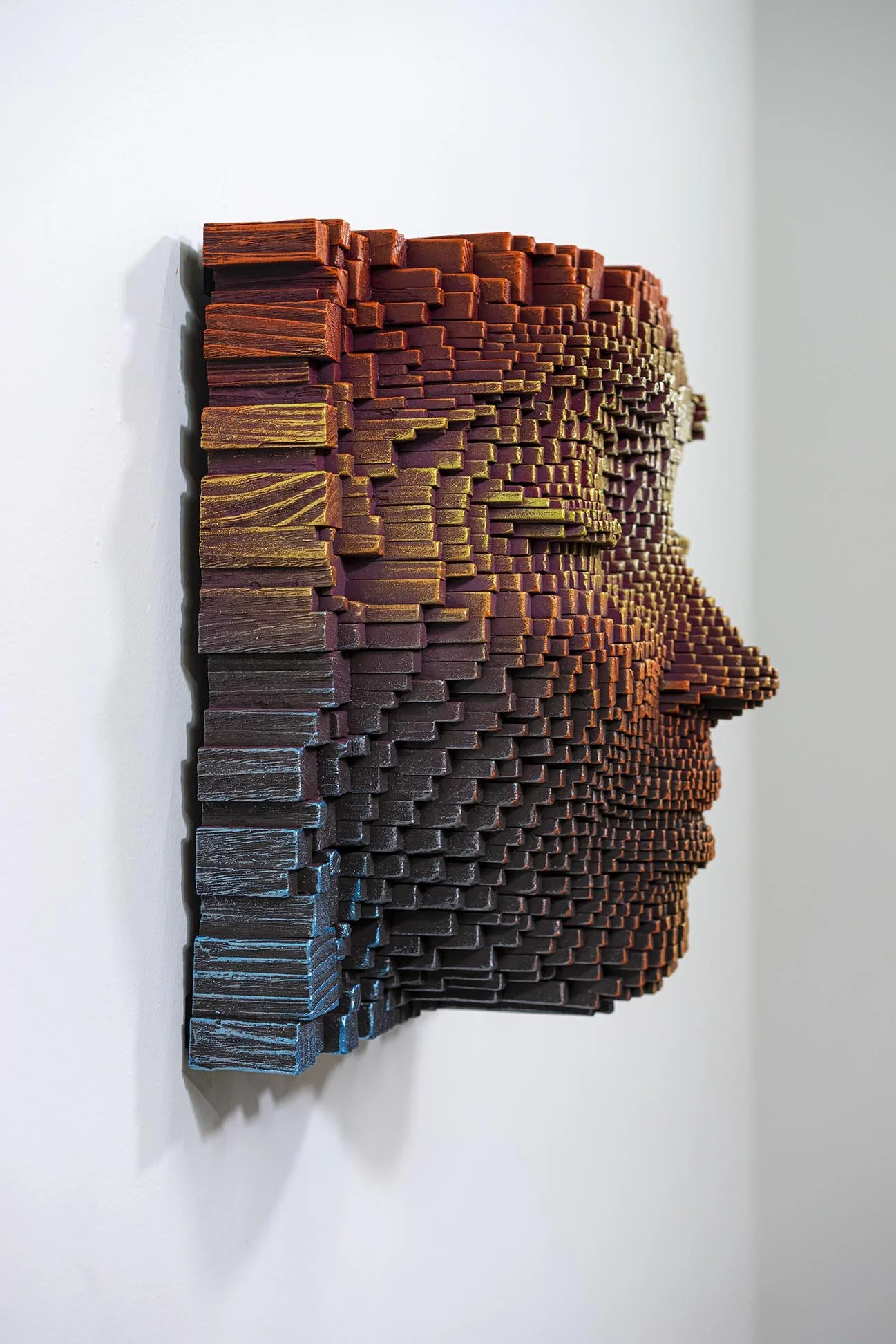 Eclipsing the Darkness - 16 x 16 x 8"