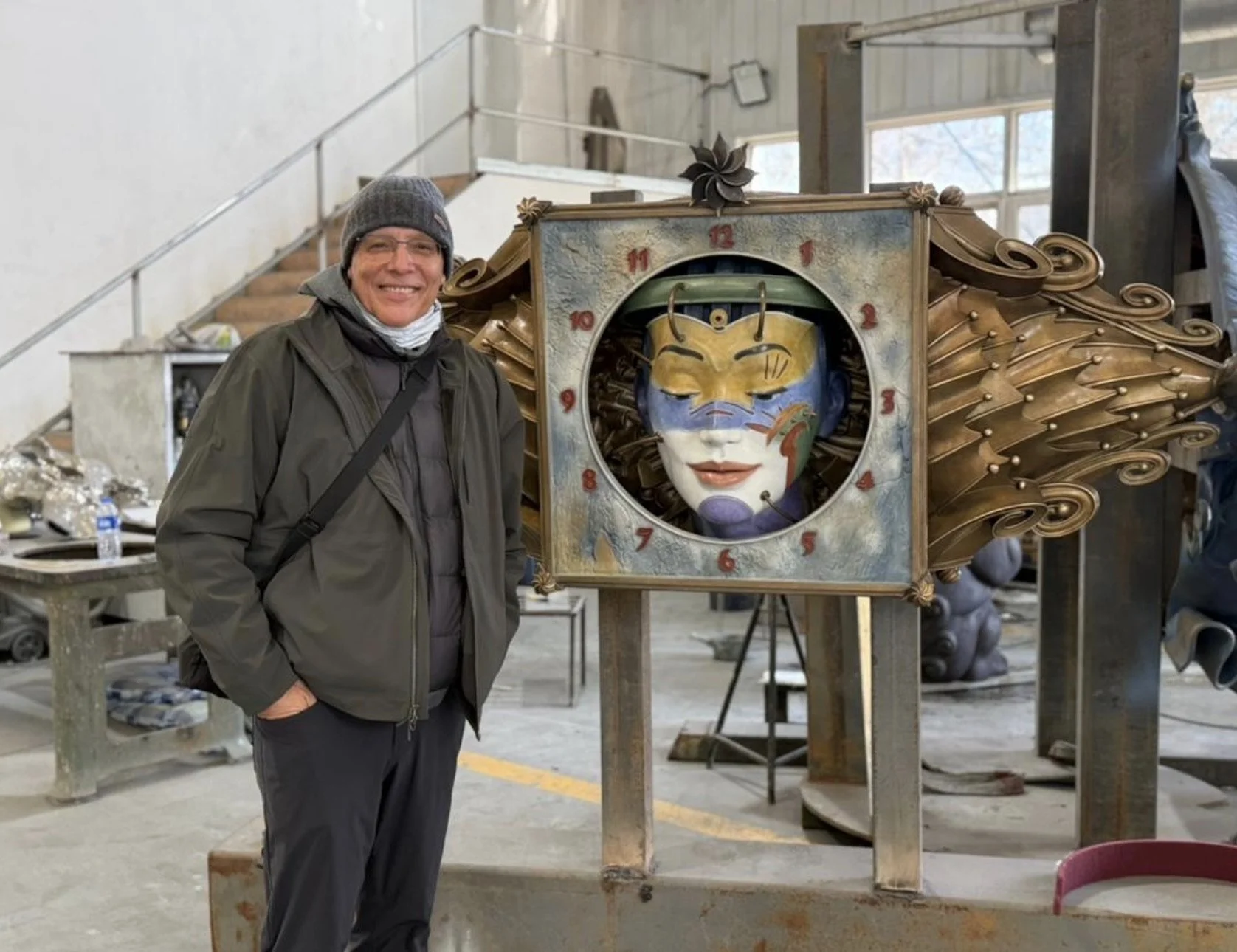 Relative Time - 29 1/4" H × 81" W × 21" D