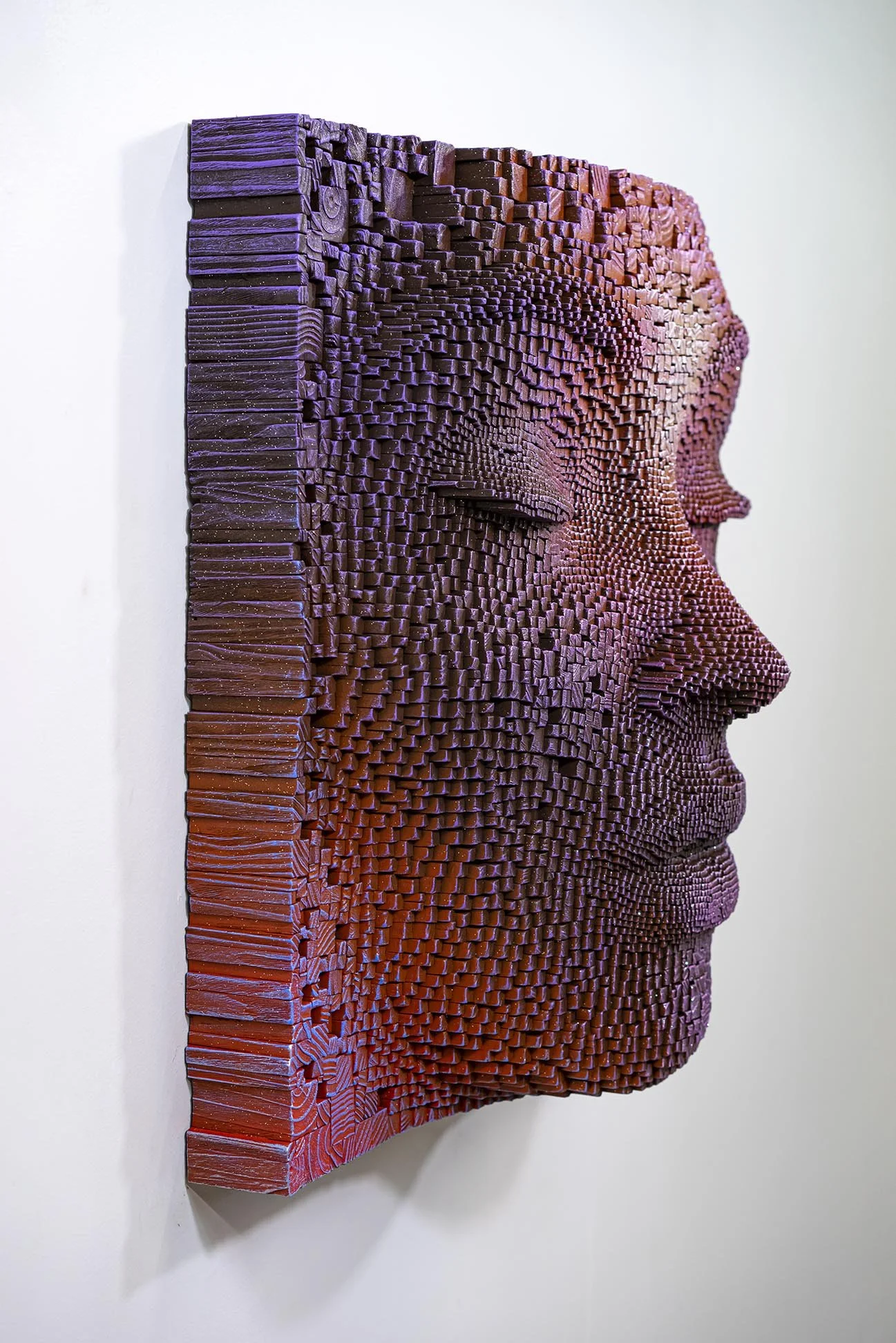 At Night - 30 x 30 x 13 ″