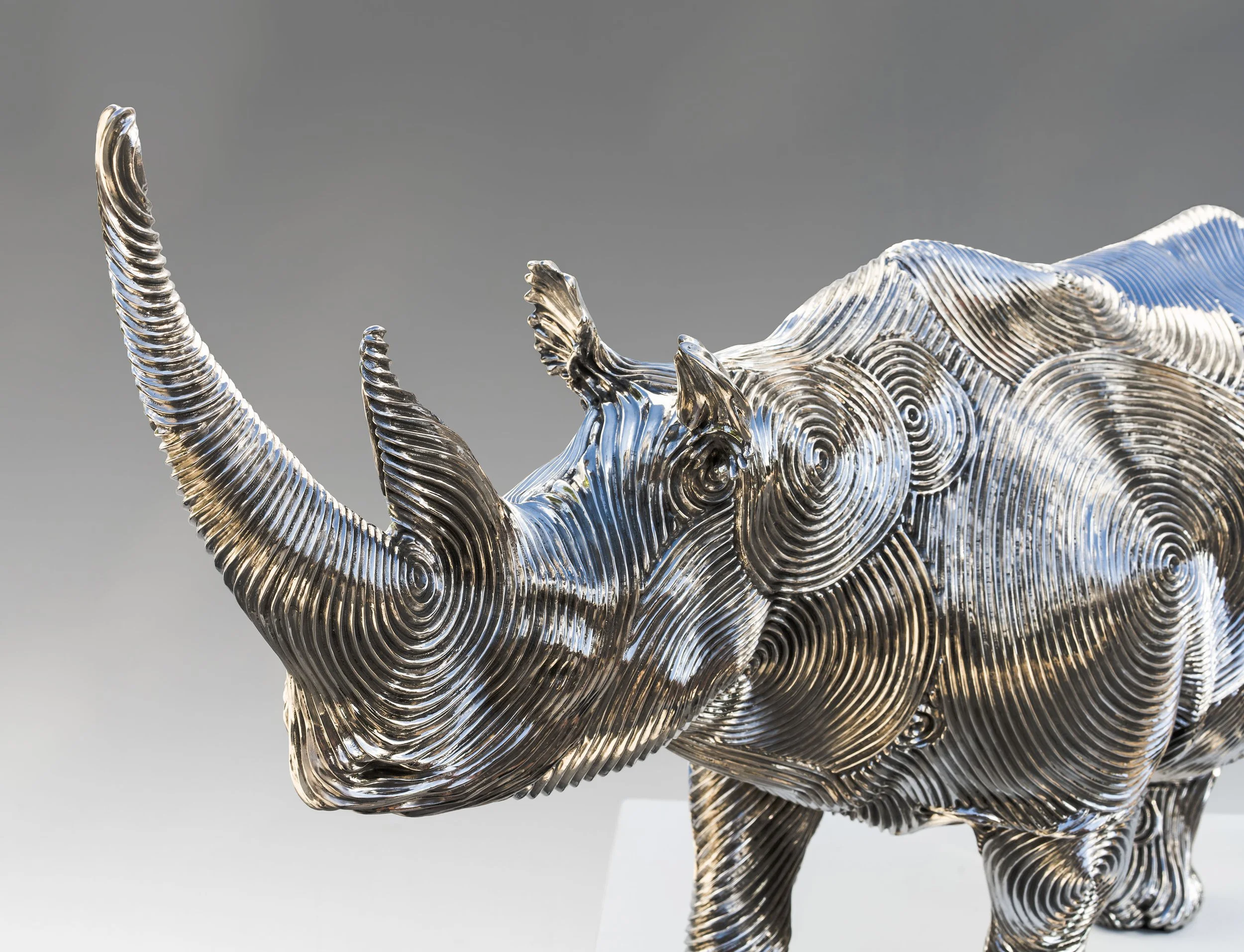 Gil's Rhinoceros - 17.5 x 9 x 32.5"