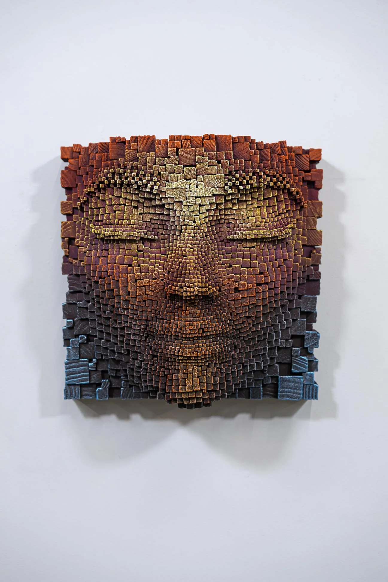 Eclipsing the Darkness - 16 x 16 x 8"