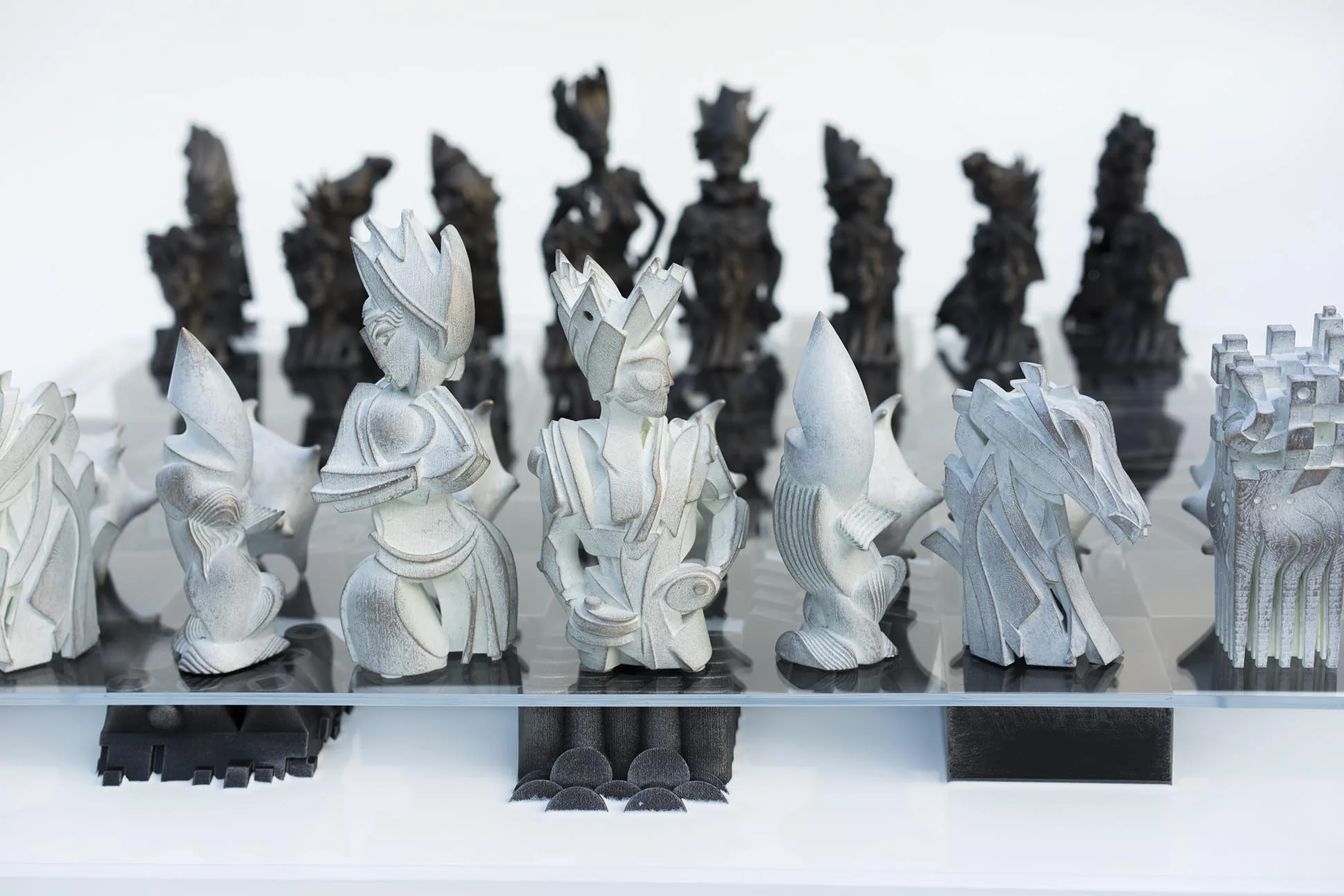 CHECKMATE - 3.25” tall x 37.5” wide x 37.5” deep