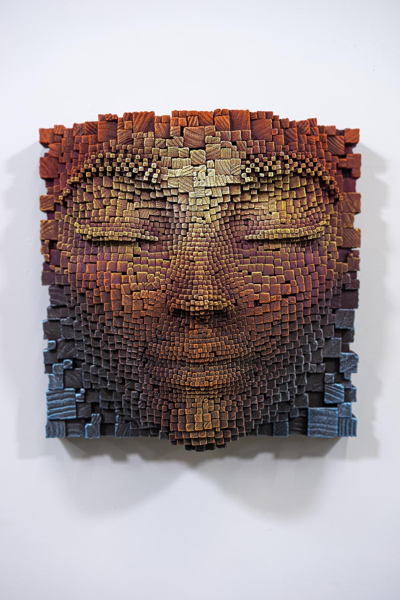 Eclipsing the Darkness - 16 x 16 x 8"