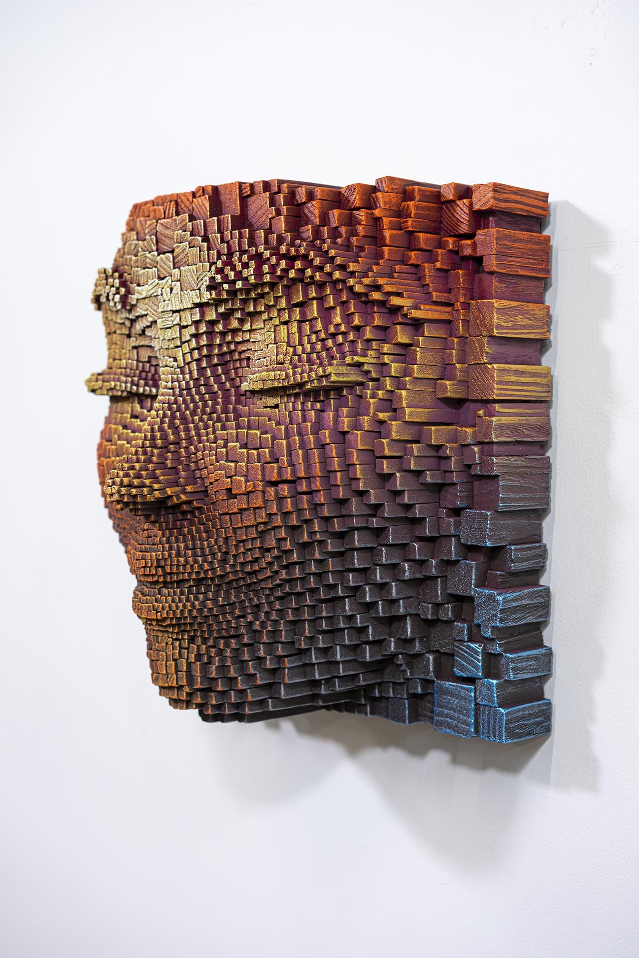 Eclipsing the Darkness - 16 x 16 x 8"