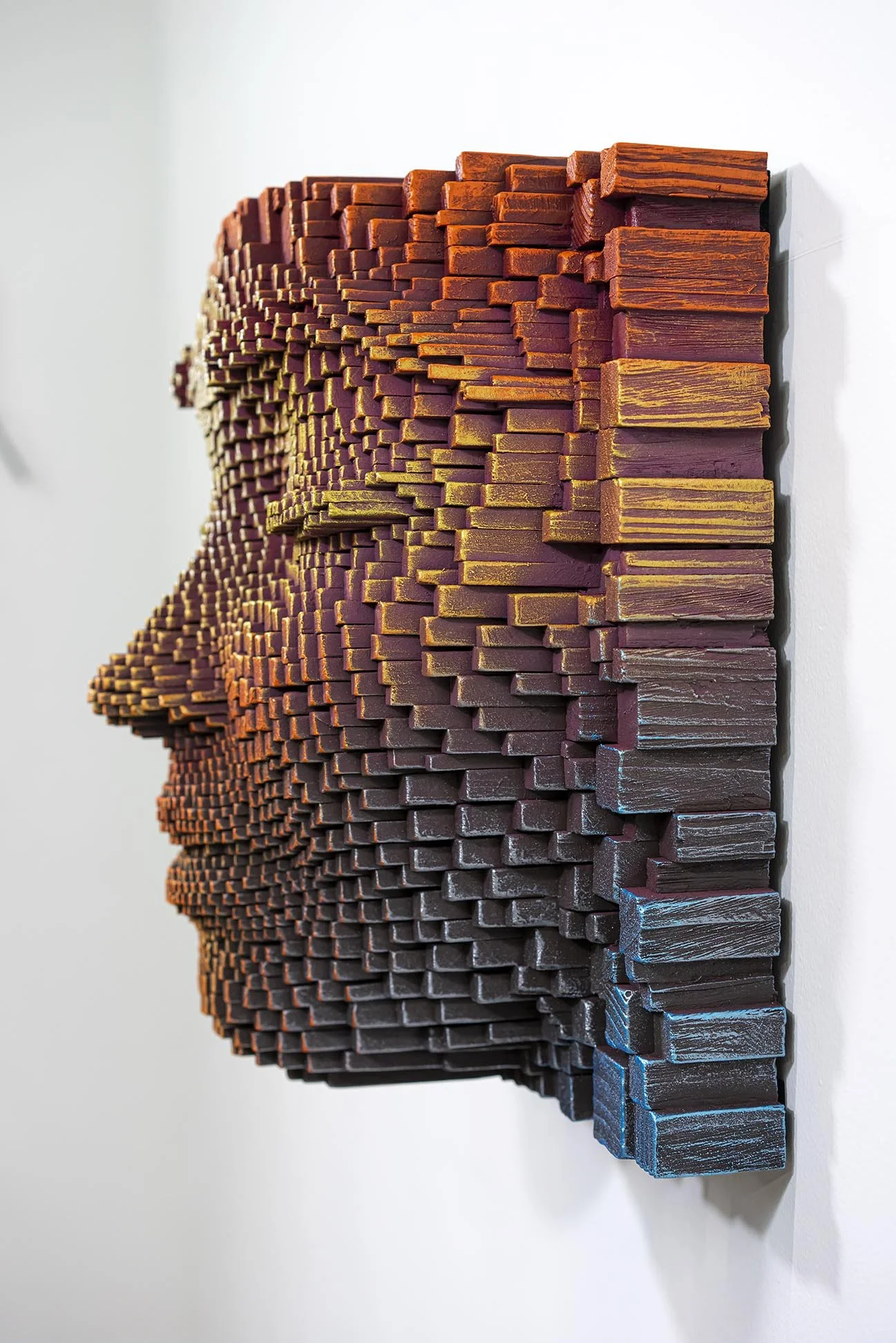 Eclipsing the Darkness - 16 x 16 x 8"