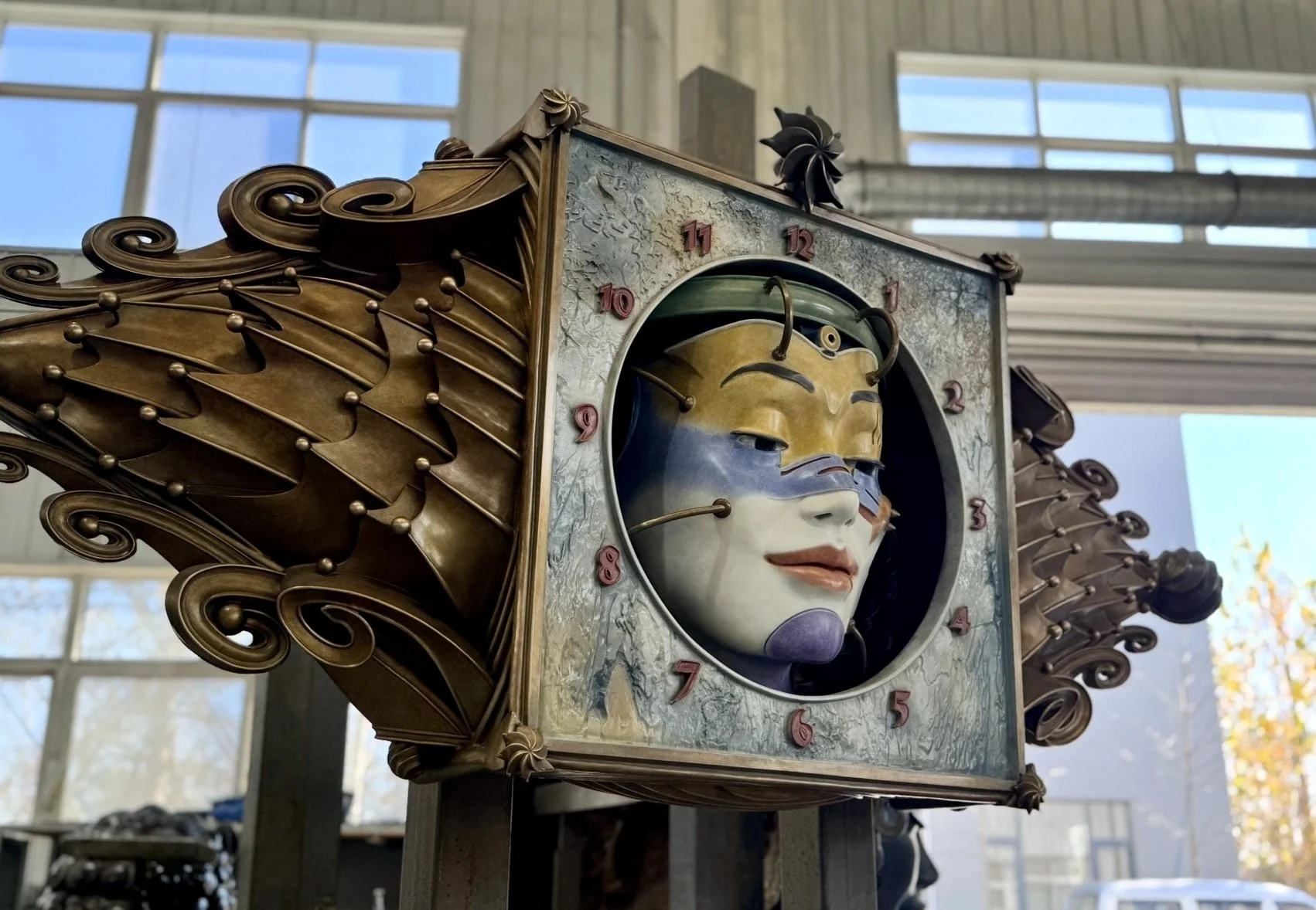 Relative Time - 29 1/4" H × 81" W × 21" D