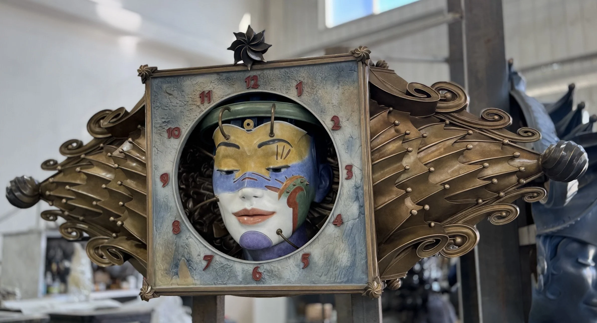 Relative Time - 29 1/4" H × 81" W × 21" D