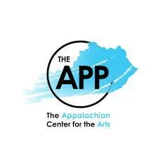 Logo for The Appalachian Center for the Arts featuring a blue mountain silhouette and the text 'The APP' with 'The Appalachian Center for the Arts' nearby.