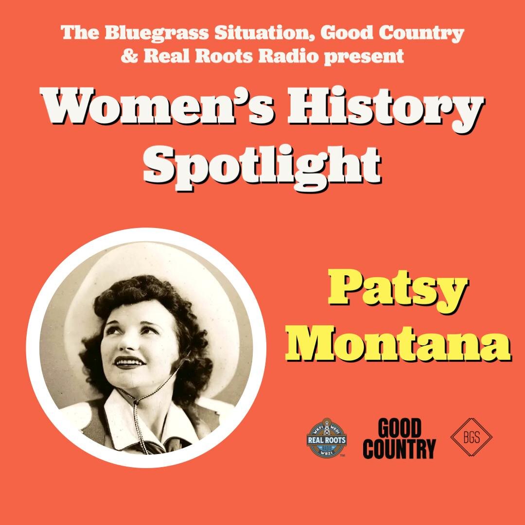 In honor of Women's History Month..
Born Rubye Rose Blevins, Patsy Montana was the original singin&rsquo; cowgirl. Her musical talent really blossomed during her time studying at what is now UCLA, where she studied violin, sang, played guitar, and yo
