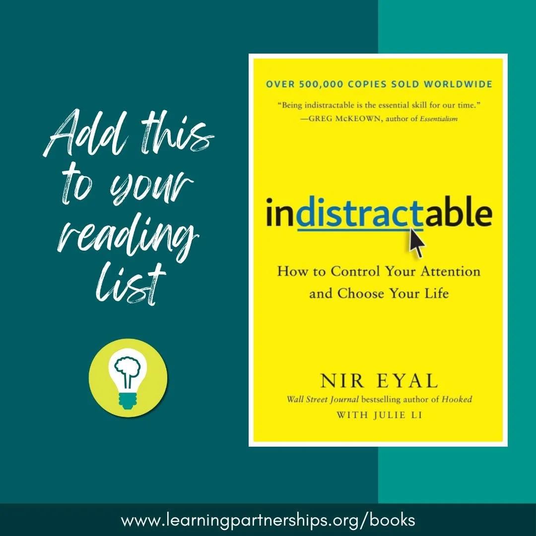 💭 Have you ever thought about distraction as the opposite of traction? Distraction prevents us from gaining traction toward our authentic intentions. We think being &quot;indistractable&quot; sounds impossible in today's world, but brain science rev