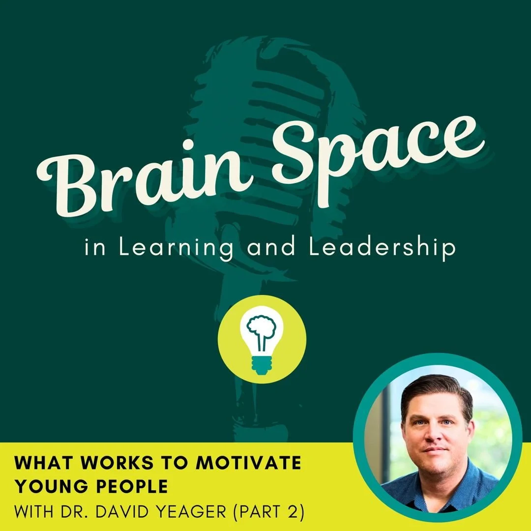 🎙️🔥It's here!  Part 2 Podcast Episode of our conversation with Dr. David Yeager, author of 10 to 25: The Science of Motivating Young People!  Trust us - this is worth the listen.

🧠 In this episode, we unpack &quot;Mentor Mindset&quot; which is a 