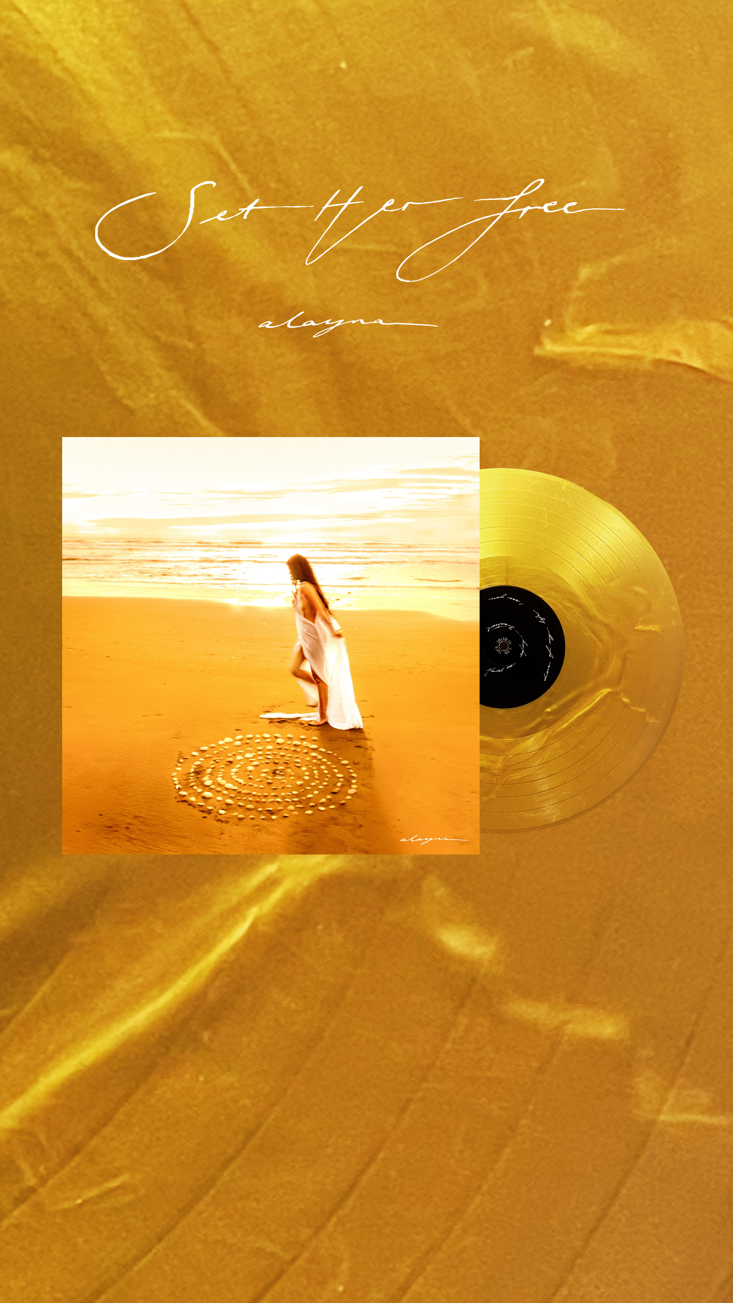 'Set Her Free' Metallic Gold Edition