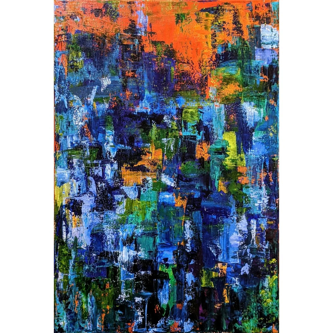 When the Lights Go Down in the City 24x18