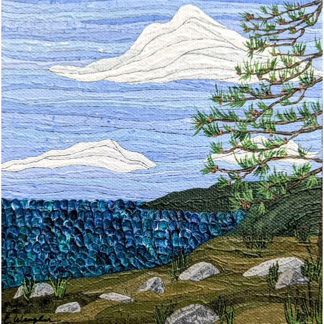 On a Clear Day 6x6 (Sold)