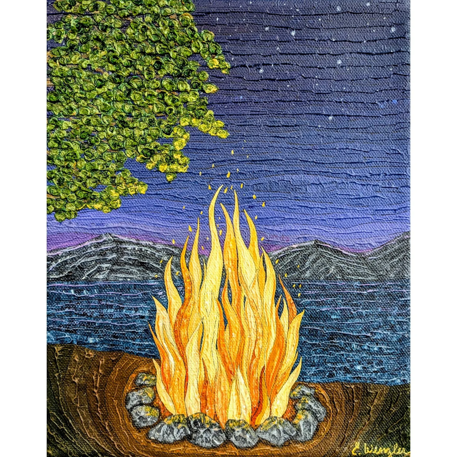 Campfire 10x8 (sold)