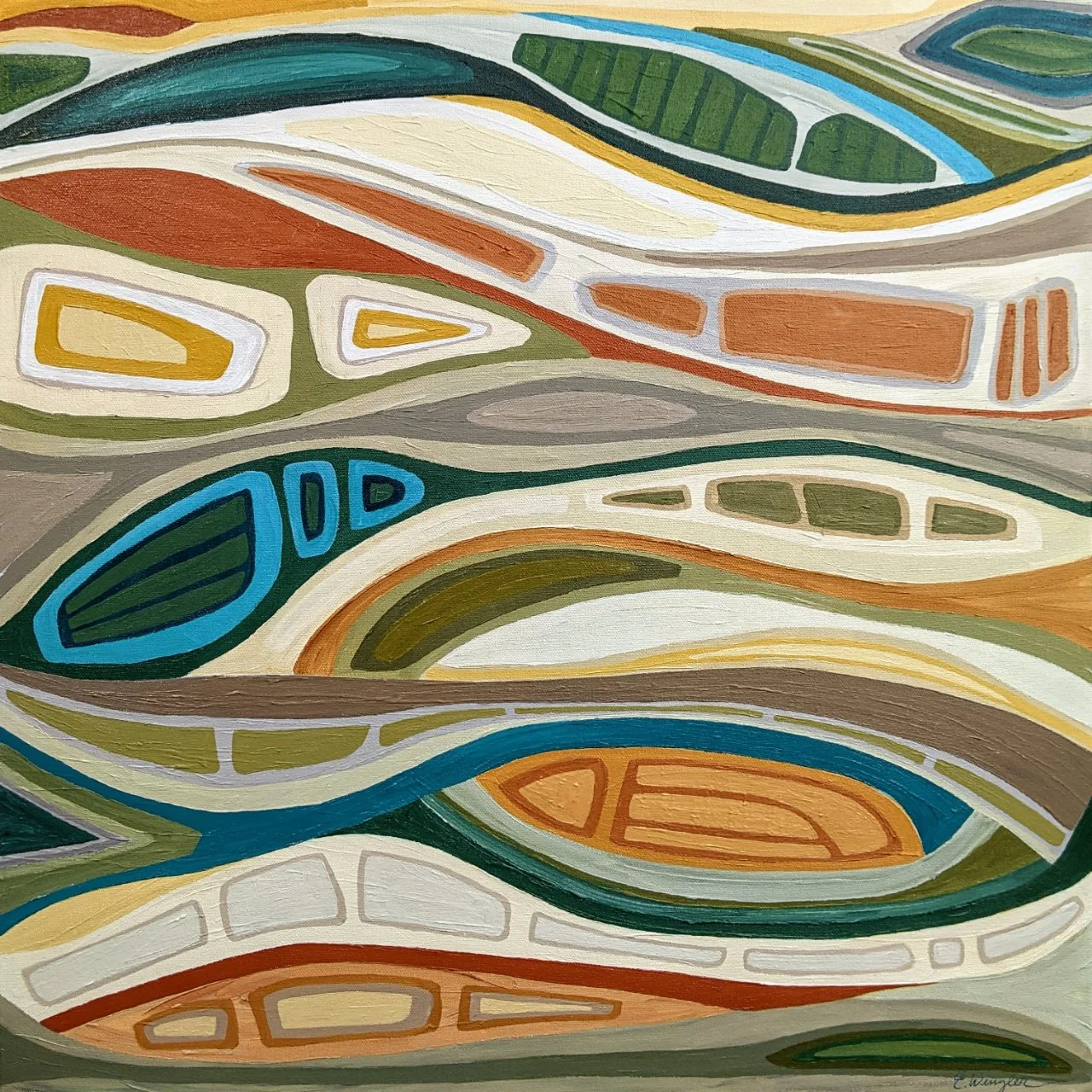 Undercurrents 24x24