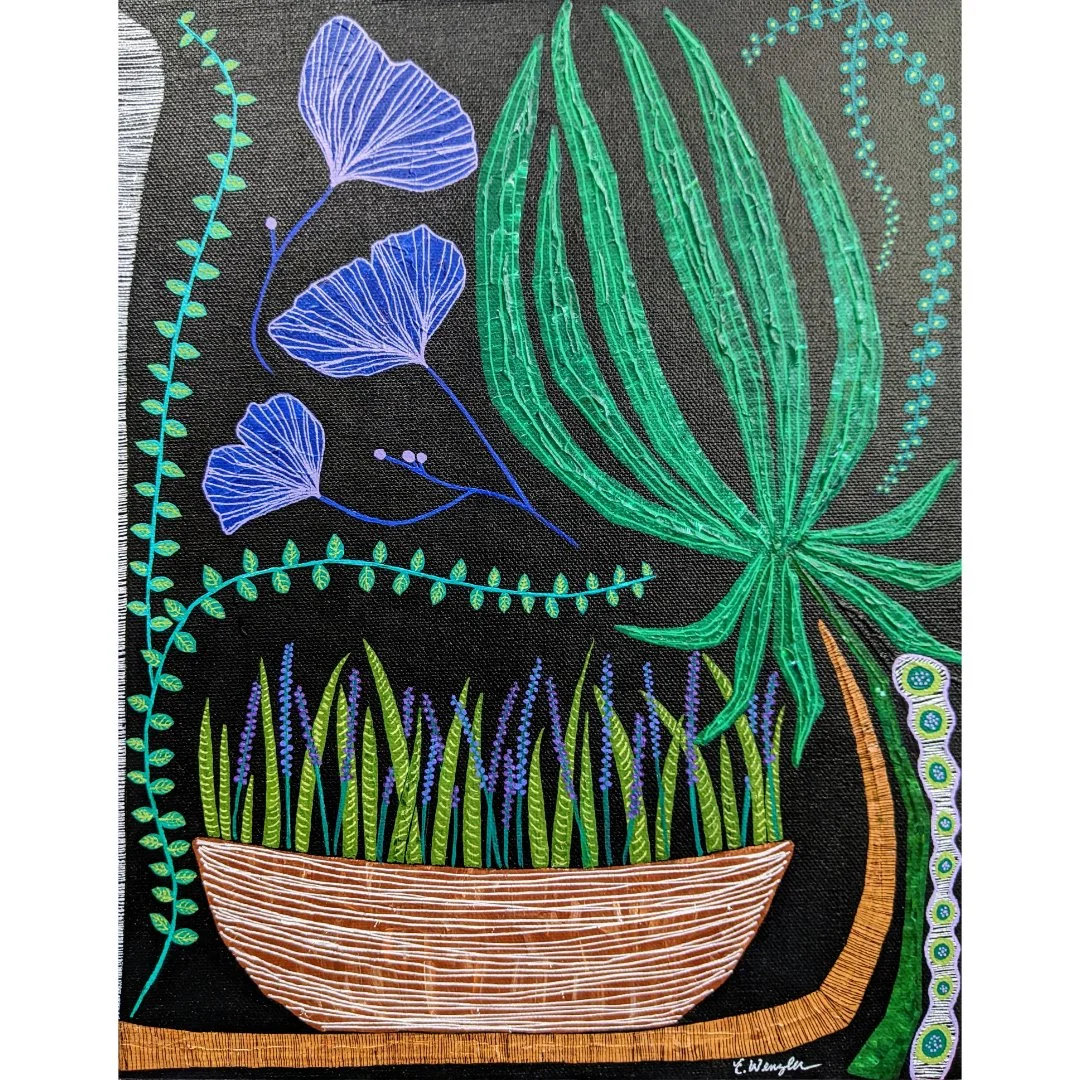 Midnight in the Garden 14x11