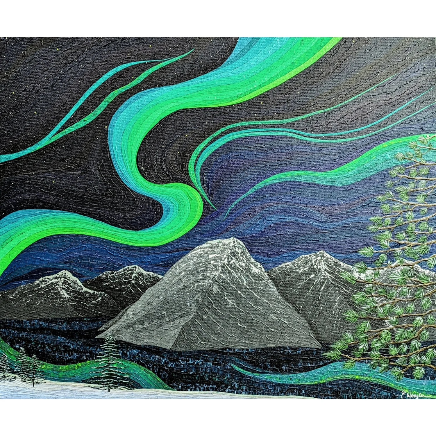 Aurora Borealis 20x24