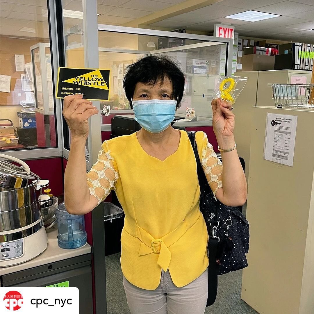 Thank you @cpc_nyc 💛💛💛 

Posted @withregram &bull; @cpc_nyc Through our partnership with the Yellow Whistle Campaign, the CPC Home Attendant Program Inc. has been distributing yellow whistles to our home care workers as part of our #stopaapihate e