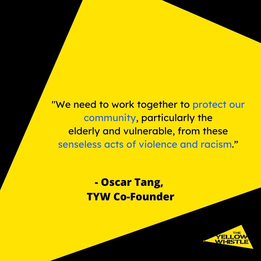 Teamwork makes the dream work! 👏
We're so glad to work with awesome partners and supporters to do our part in protecting our community &hearts;️
*
*
*
*
*
*
*
#TheYellowWhistle #StopAsianHate #StopAAPIHate #WeBelong #AntiAsianRacism #StrongerTogethe