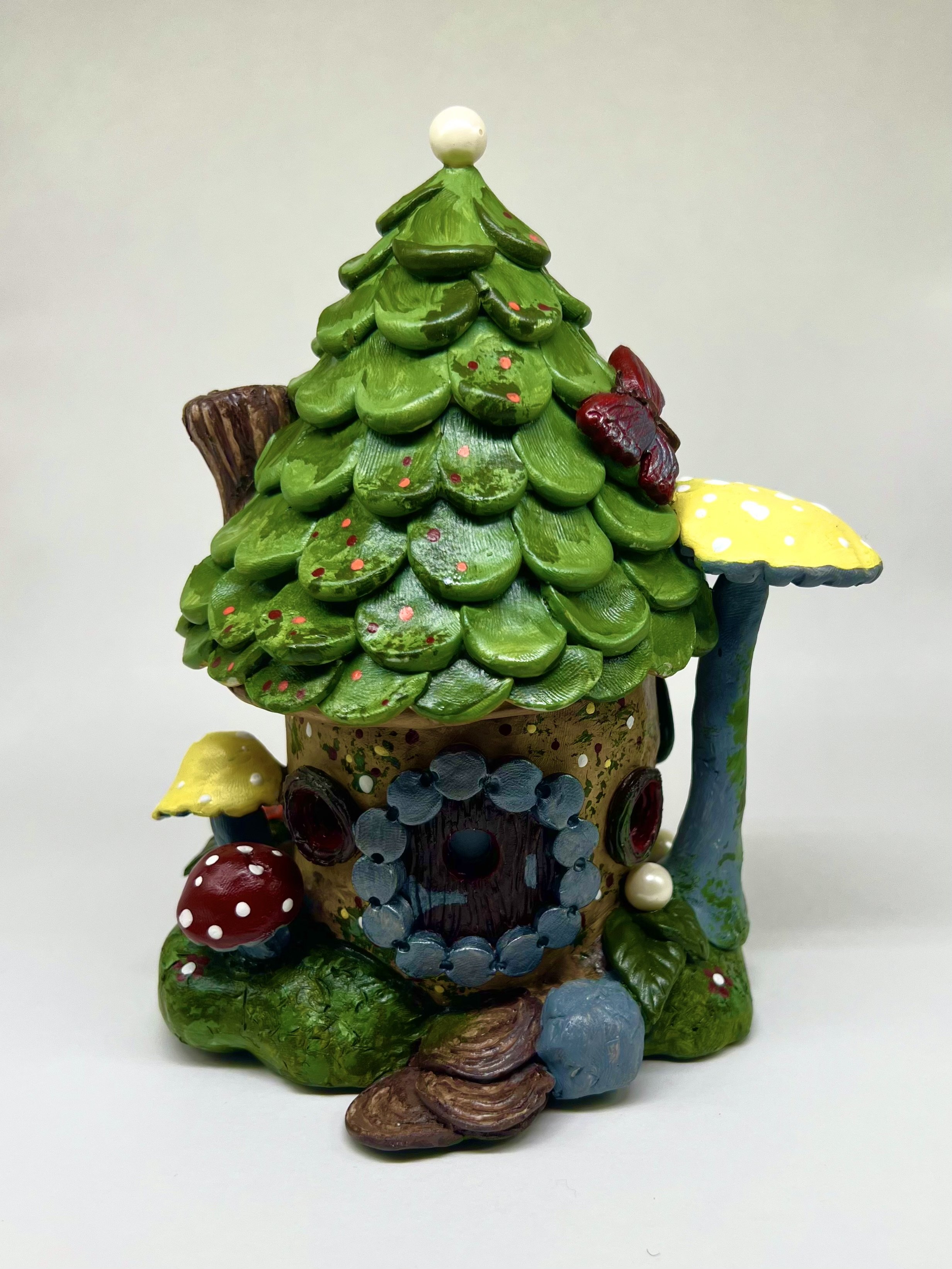 Grassy Pine Stump