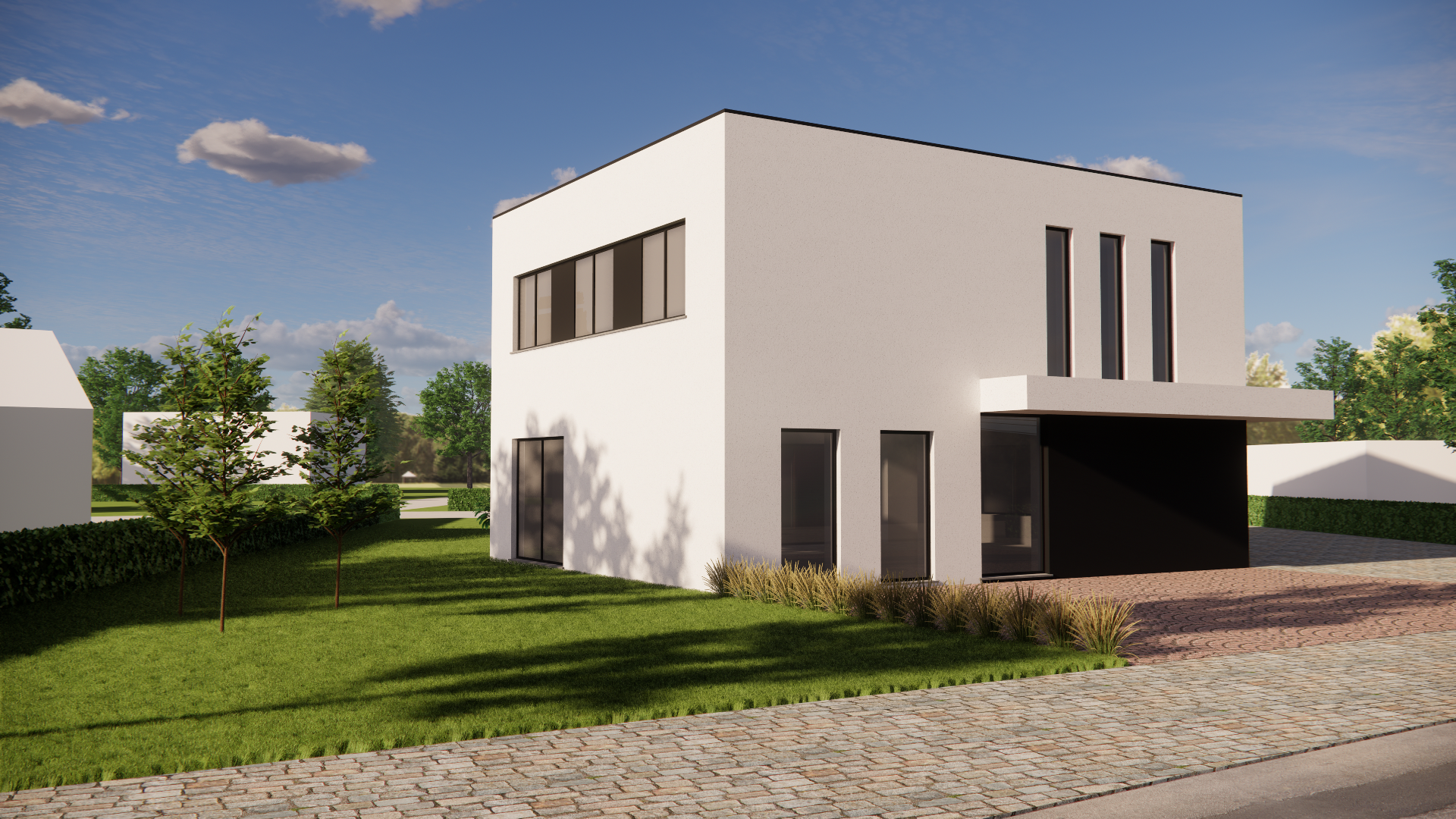 Moderne nieuwbouwwoning met slimme indeling en sterke buitenbeleving