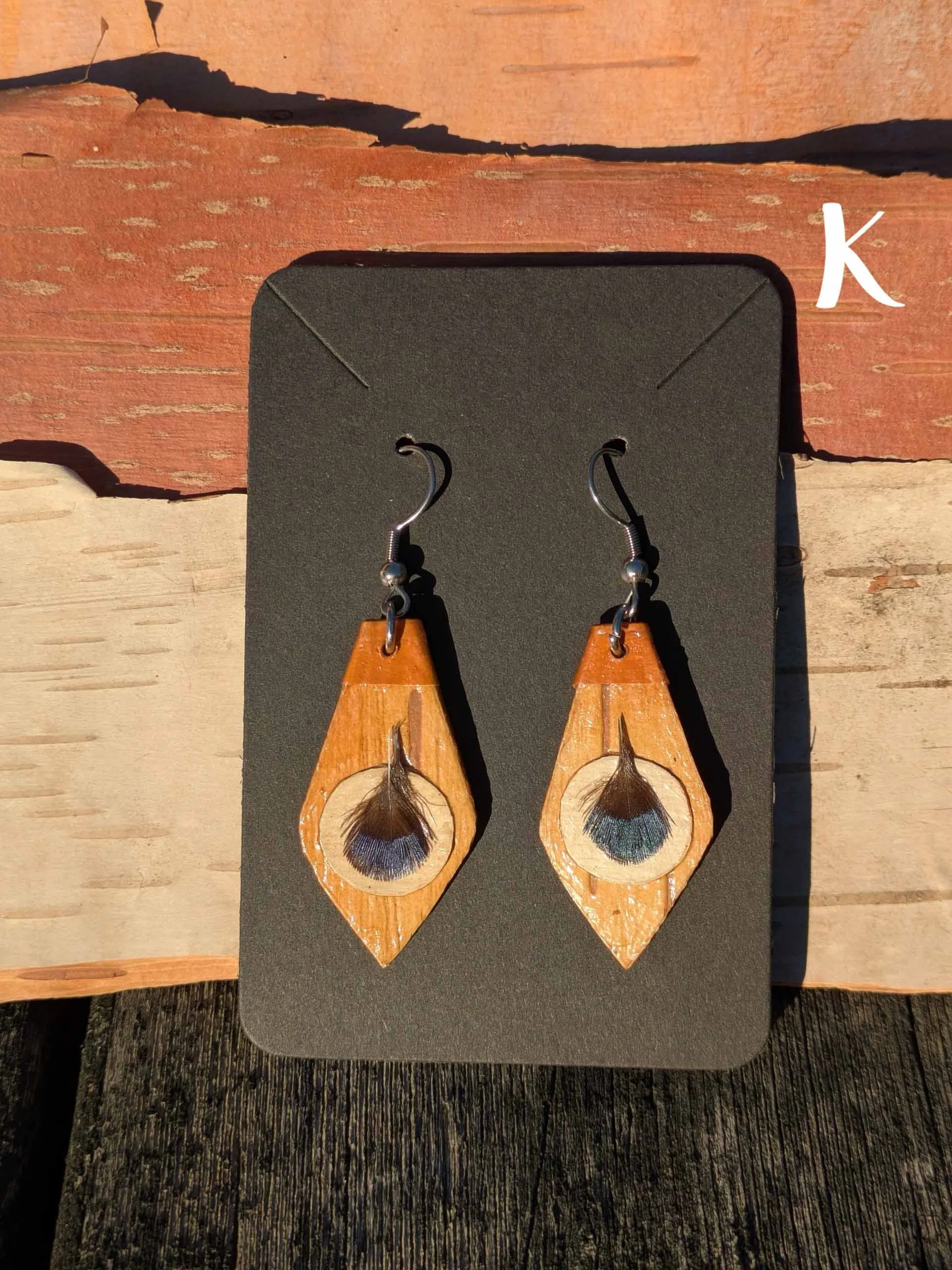 Boucles d’oreilles collection forêt - K