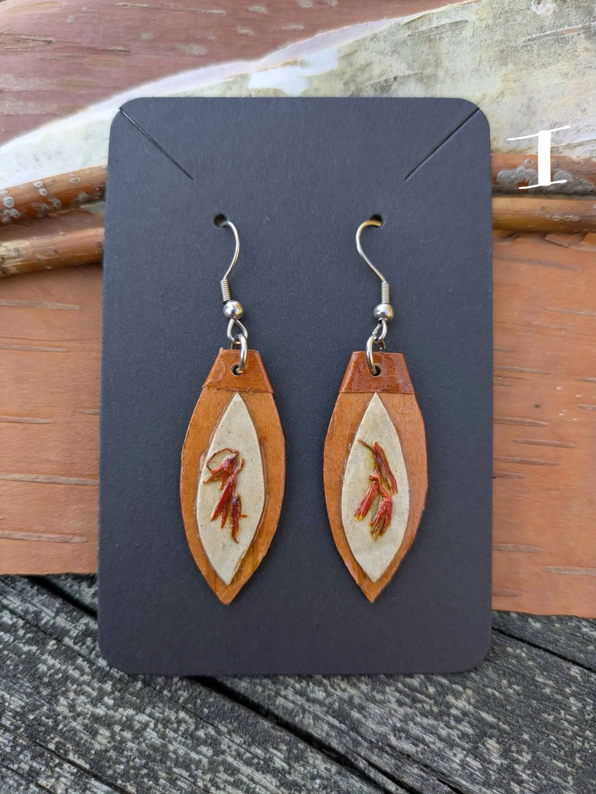 Boucles d’oreilles collection forêt - I