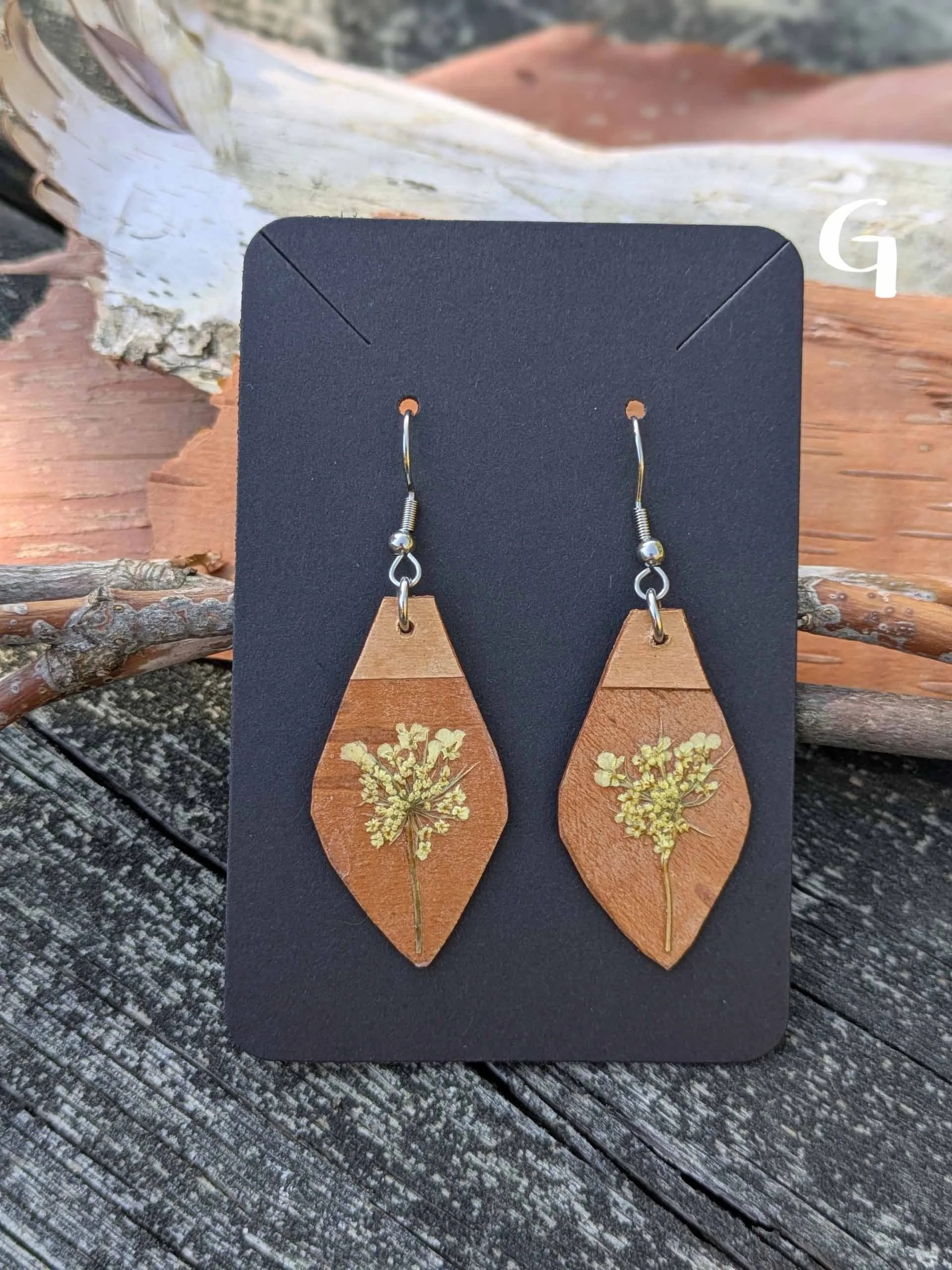 Boucles d’oreilles collection forêt - G