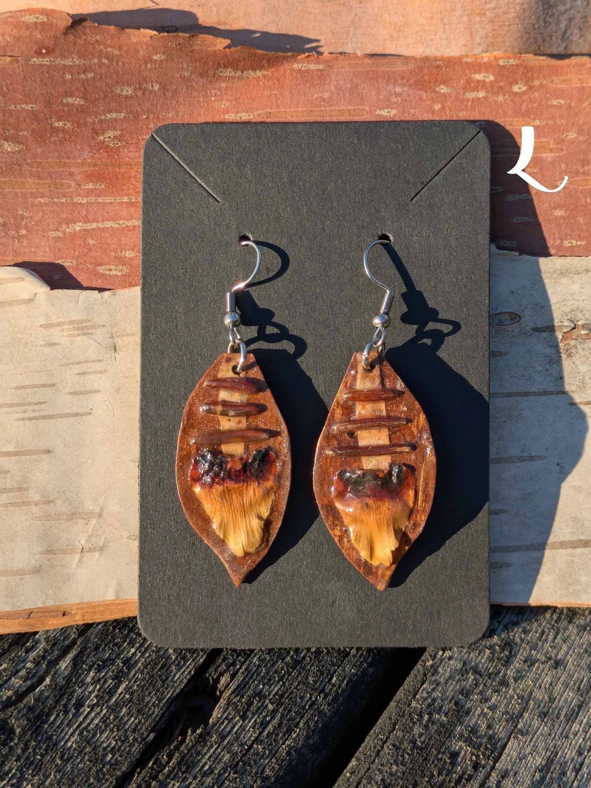 Boucles d’oreilles collection forêt -L