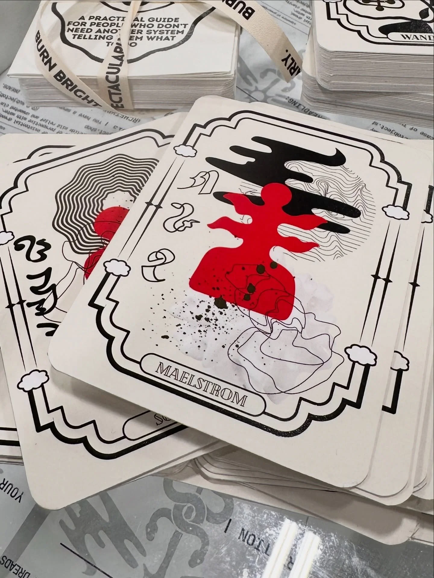 During a recent interview I pulled some tarot cards for the journalist alongside figuring out who their strange companion was from the Dreadling Oracle Deck. I realized that I have yet to really introduce the oracle deck widely, likely because of all