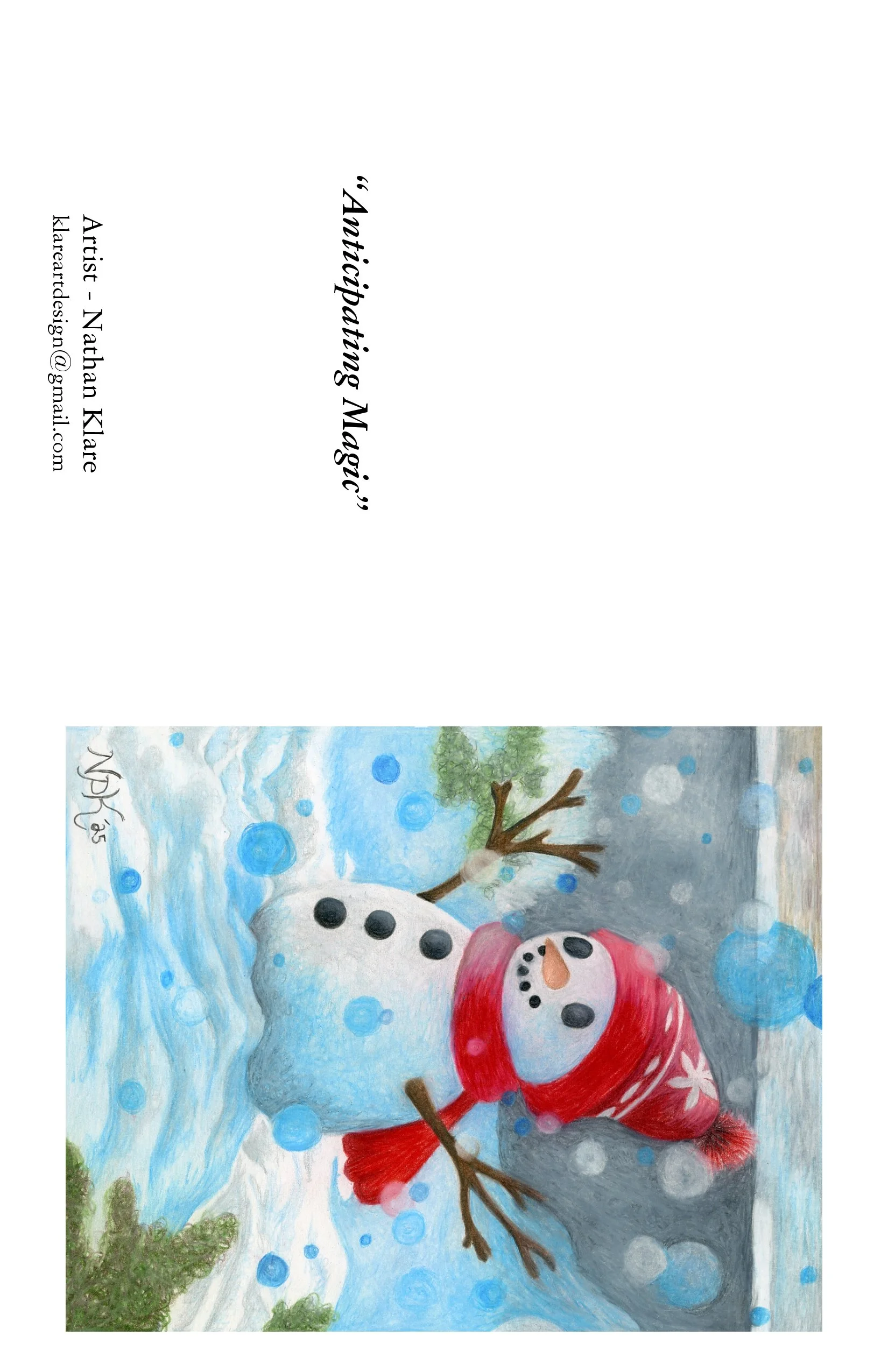 1 Dozen Blank Holiday/Christmas Cards