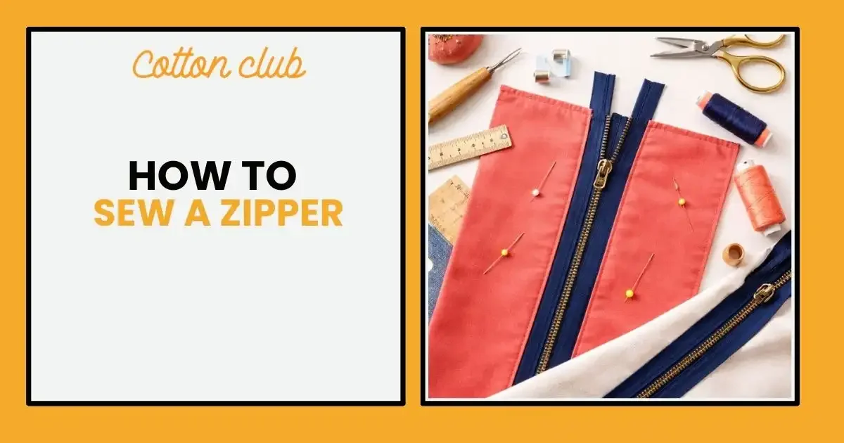 How to Sew a Zipper