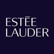 Estée Lauder logo on a dark background