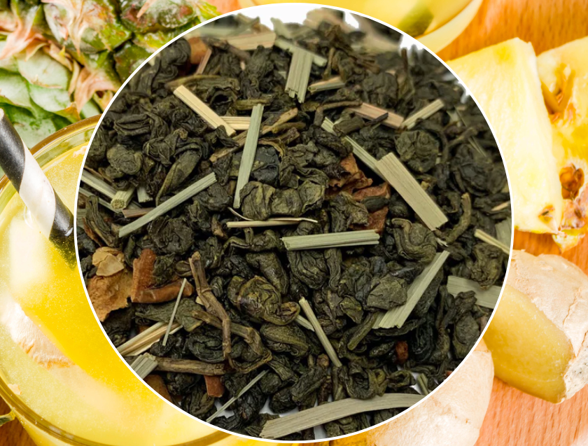 1 oz Hawaiian Pineapple Green Loose Leaf Tea