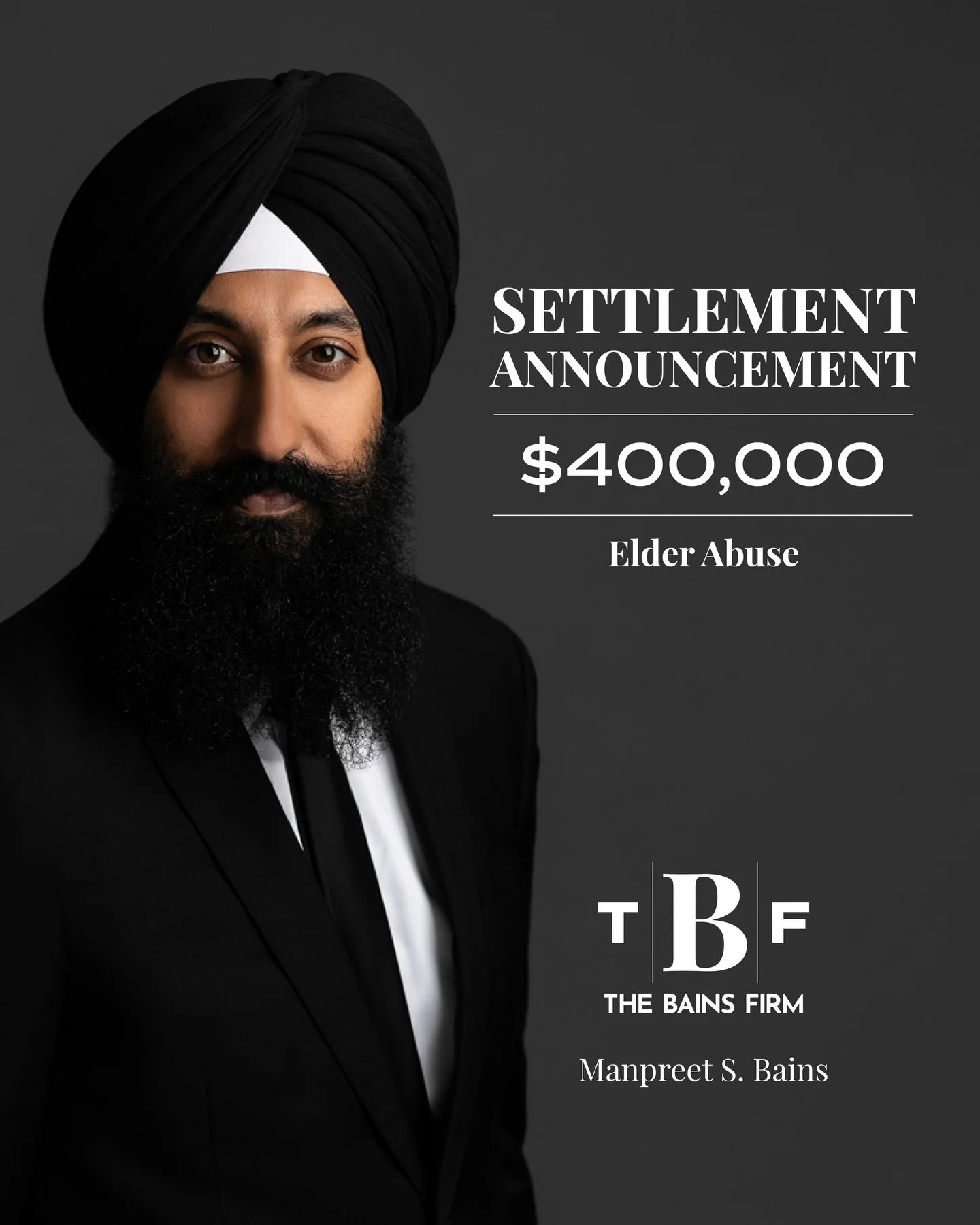 $400,000 settlement in an elder abuse case.

When you place a parent or loved one in a care facility, you&rsquo;re counting on that facility to protect someone who may not be able to speak up for themselves.

Being older and dependent on others for c