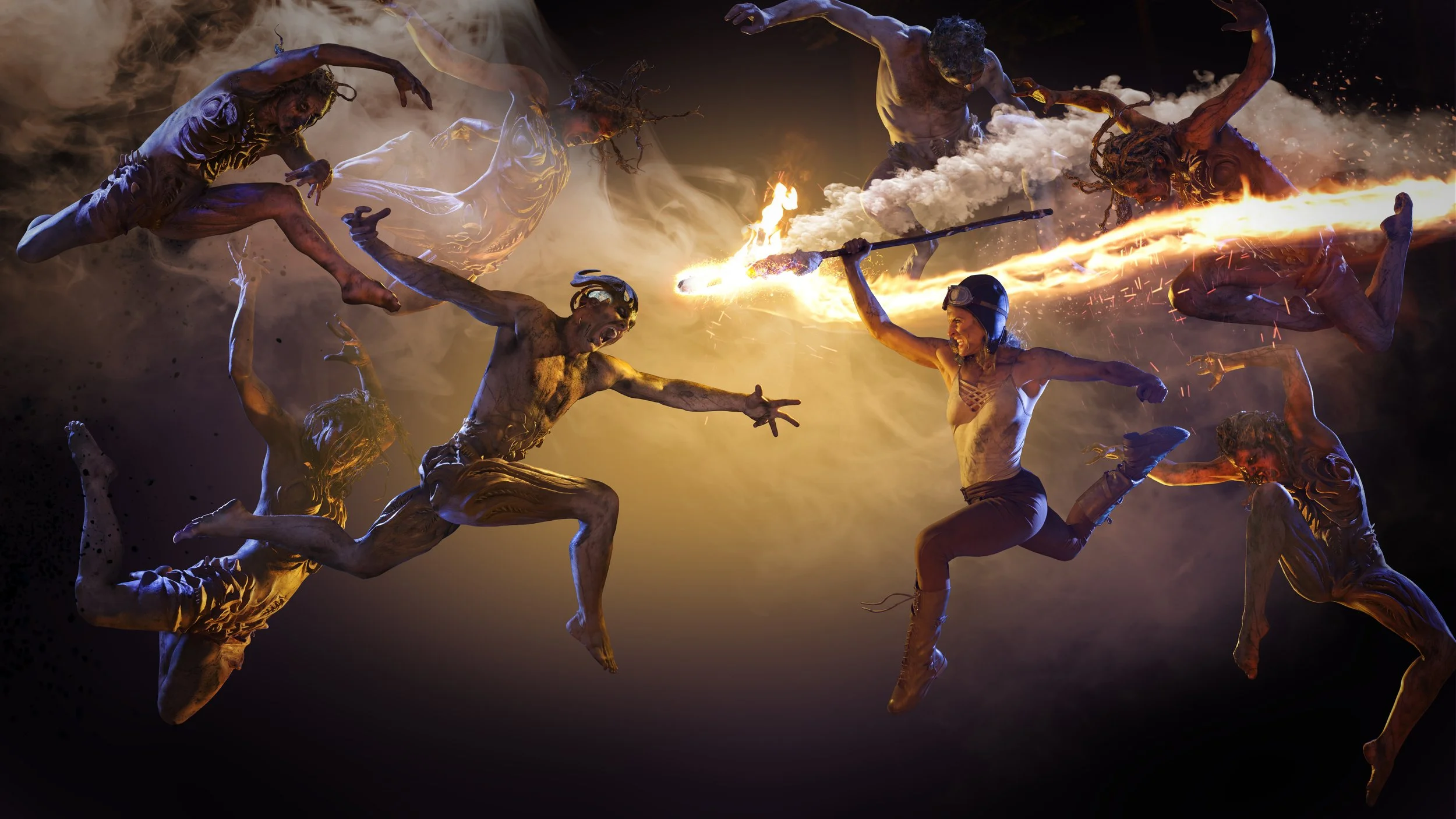 Queen of the Sky and the hive mind Alpha face off.