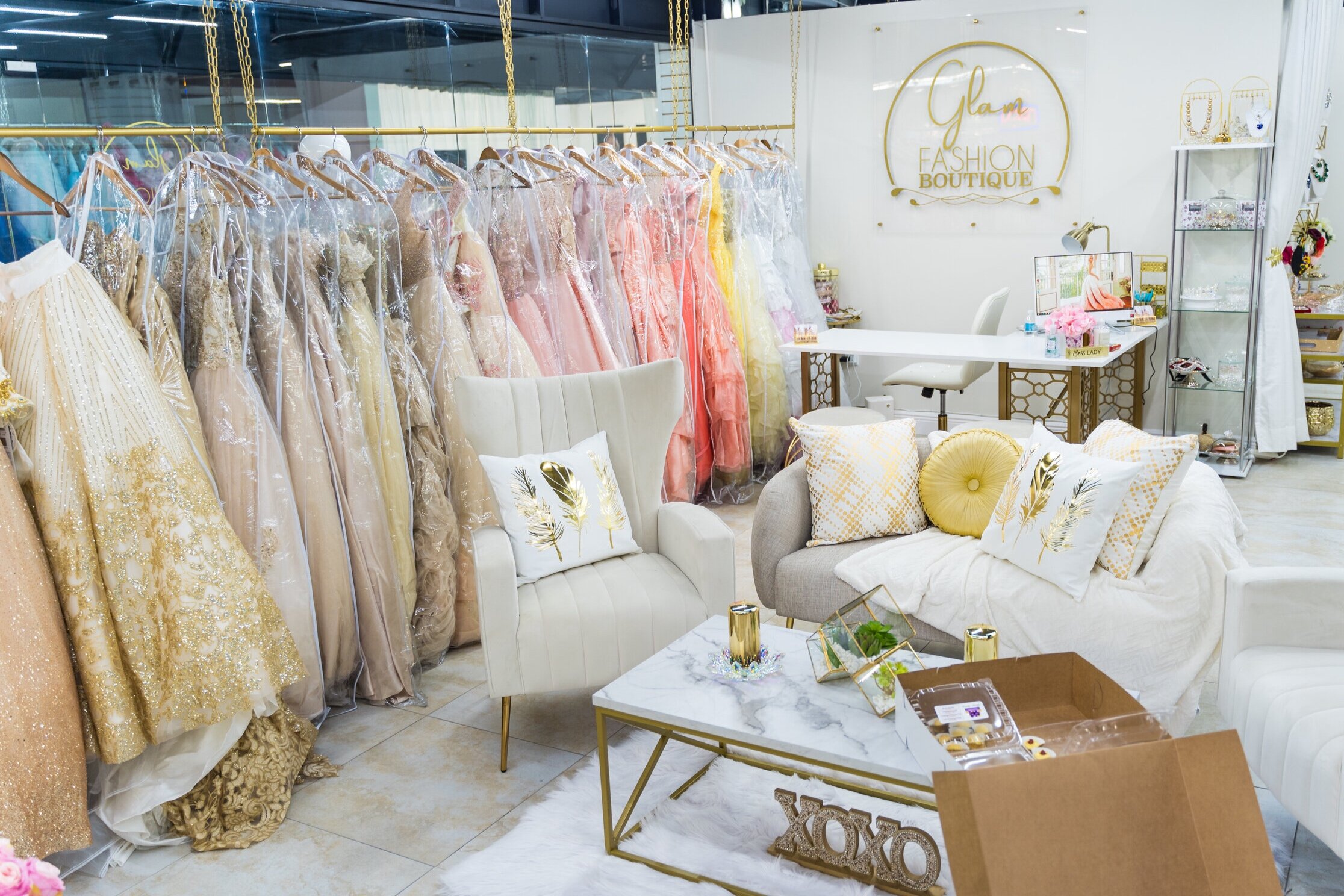 Glam Boutique Interior Design