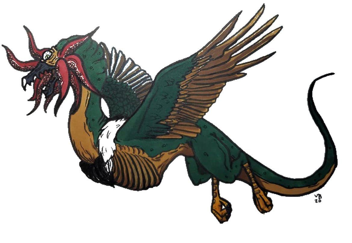 Snallygaster by Victoria Banos
