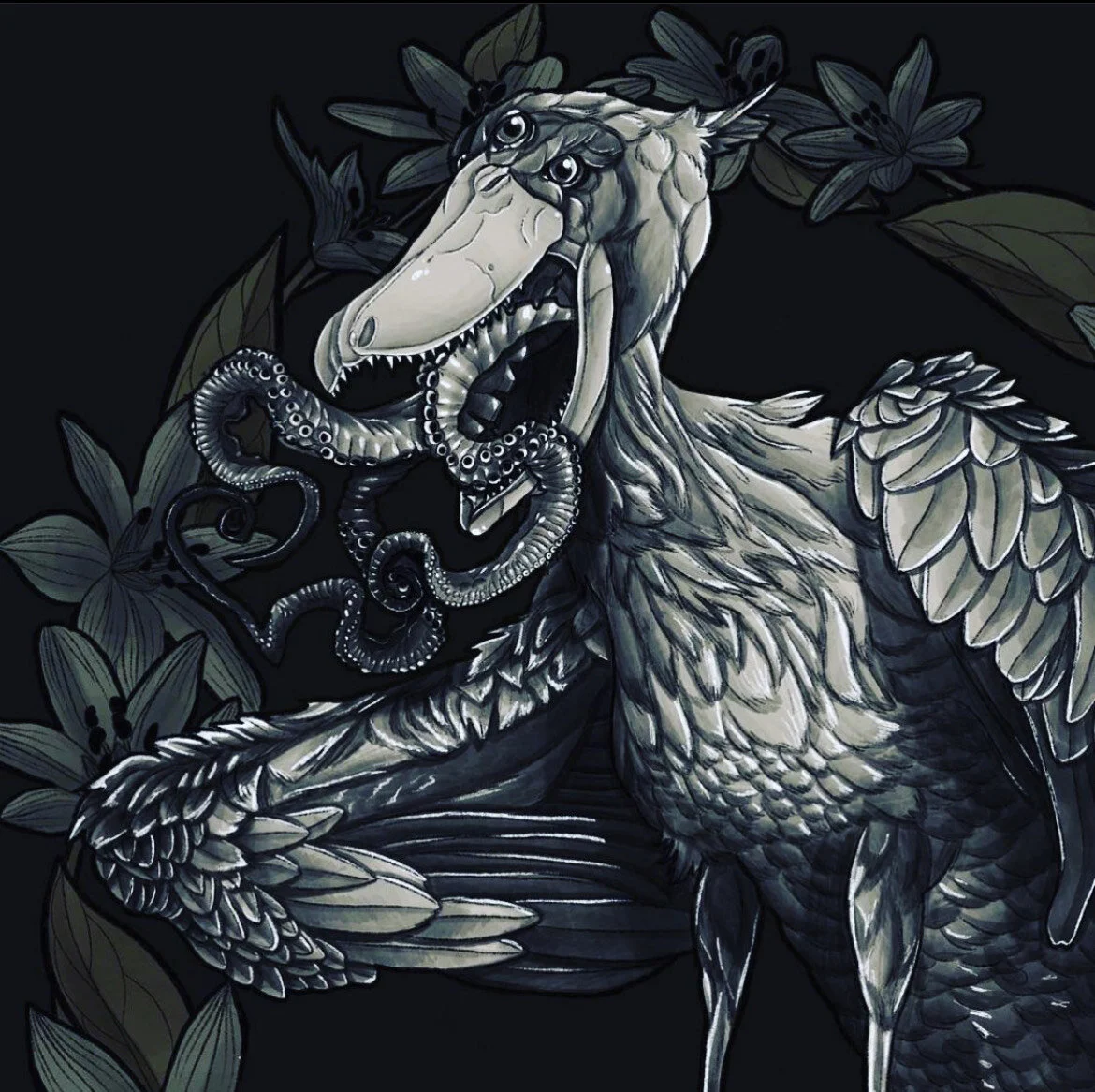 Snallygaster by Dawn Kate Carr